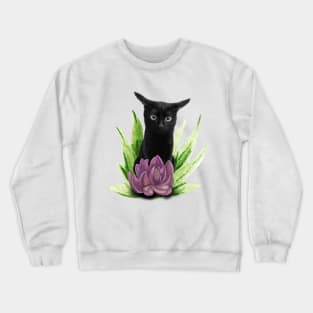 The surprised Cat Crewneck Sweatshirt